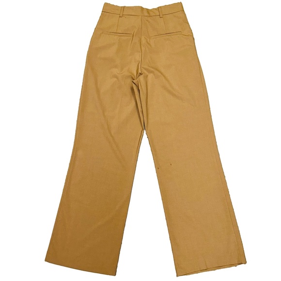 ZARA Women Full Length High-Waisted Pants Taupe Brown size XSmall✨ - Picture 9 of 12